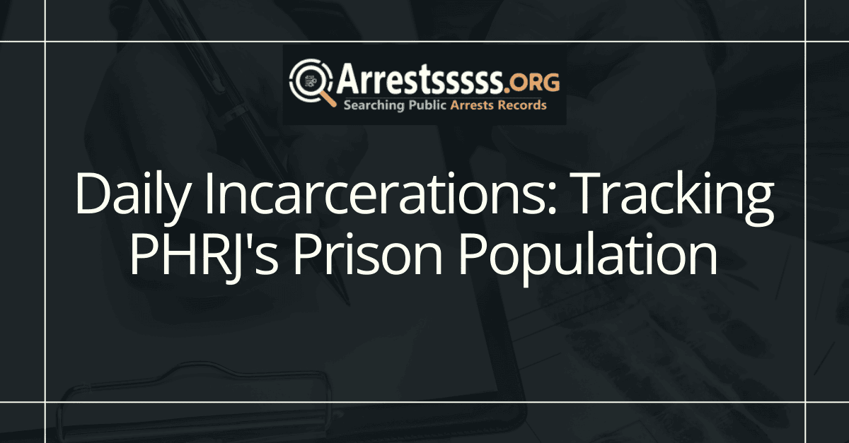 Daily Incarcerations: Tracking PHRJ's Prison Population