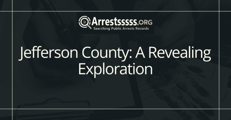 Jefferson County A Revealing Exploration