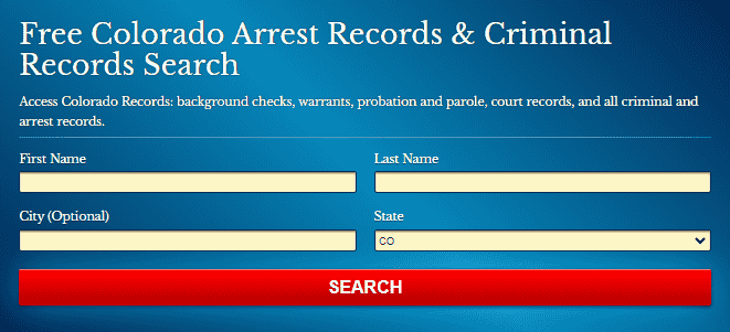 Colorado Arrest Records